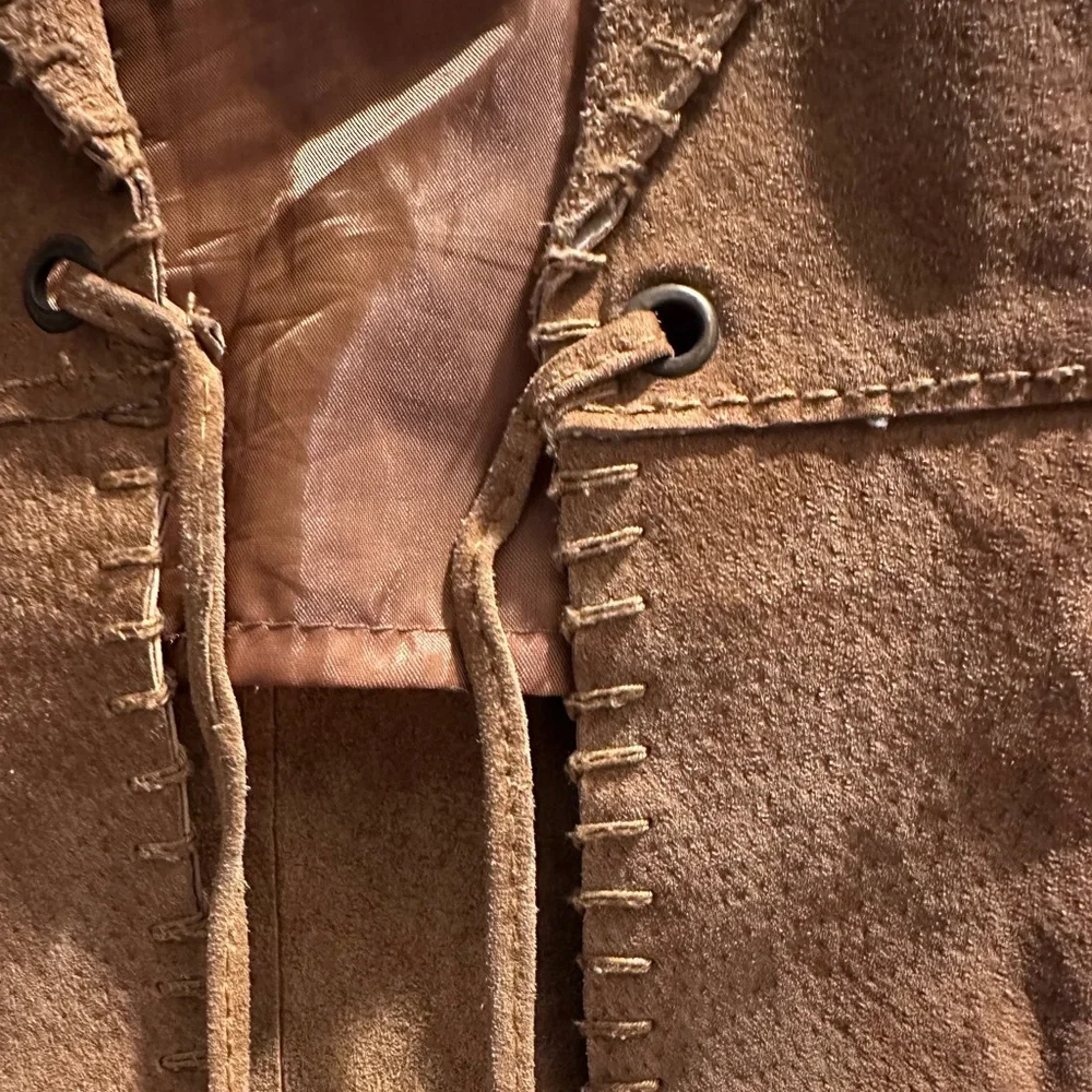 Y2K vintage leather coat WET SEAL - Picture 2 of 6